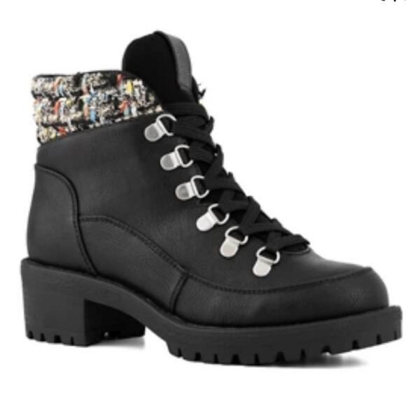 TRUE CRAFT NWT WOMENS BLACK MARKIE HIKING BOOTS - Picture 1 of 8